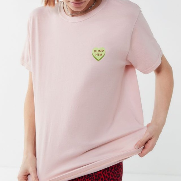 Urban Outfitters | Tops | Dump Him Pink 